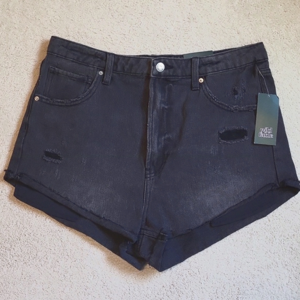 Wild Fable Denim Cheeky Shorts Size 12